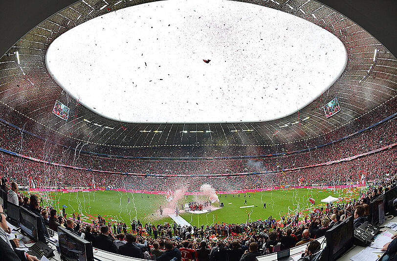 Die Allianz Arena war bei der WM 2006 Austragungsstätte des Halbfinals.