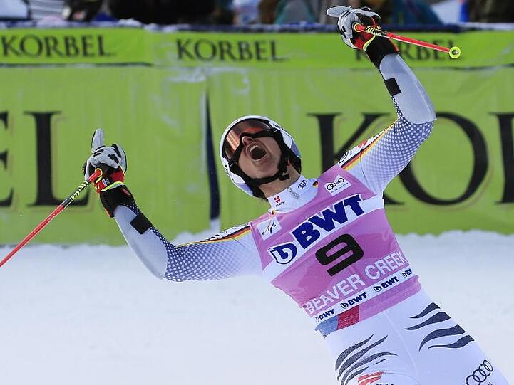 Inzwischen ist die Freude über den Sieg in Beaver Creek getrübt: Stefan Luitz wird ein Regelverstoß vorgeworfen.
