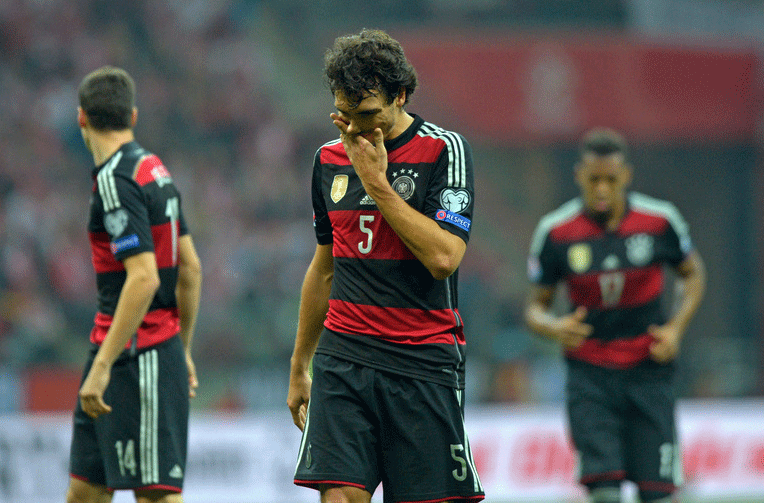 Deutschland verliert gegen Polen.