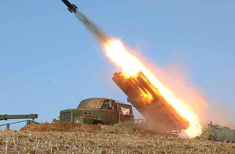 Neben Raketenstarts gibt es auch regelmäßig Atomtests in Nordkorea. Mit den neuen Sanktionen wird das Land weiter isoliert. Foto: Rodong Sinmun/Archiv