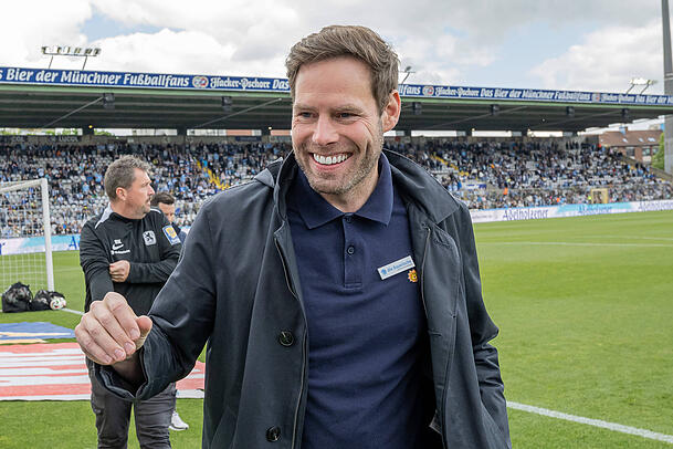 Vertragsverlängerung bis 2027 bestätigt: Sechzig-Boss Christian Werner. Vertragsverlängerung bis 2027 bestätigt: Sechzig-Boss Christian Werner.