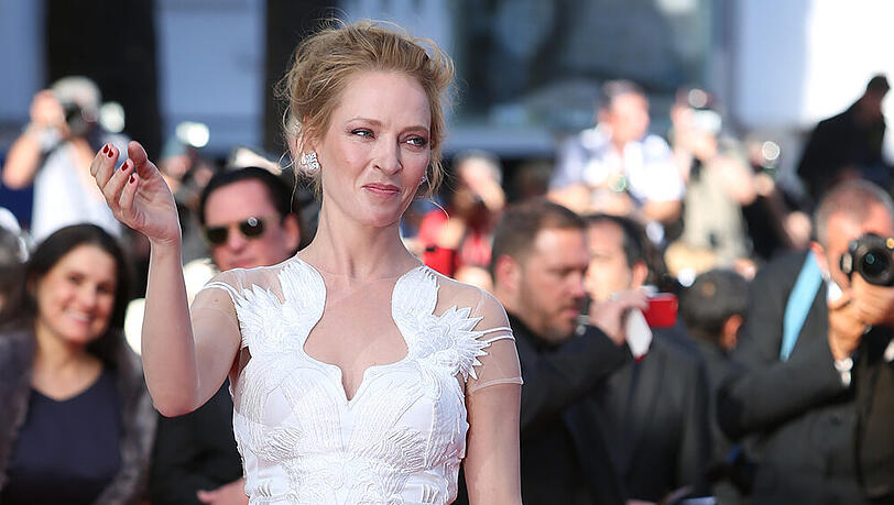 Uma Thurman in gewagter Robe Uma Thurman in gewagter Robe