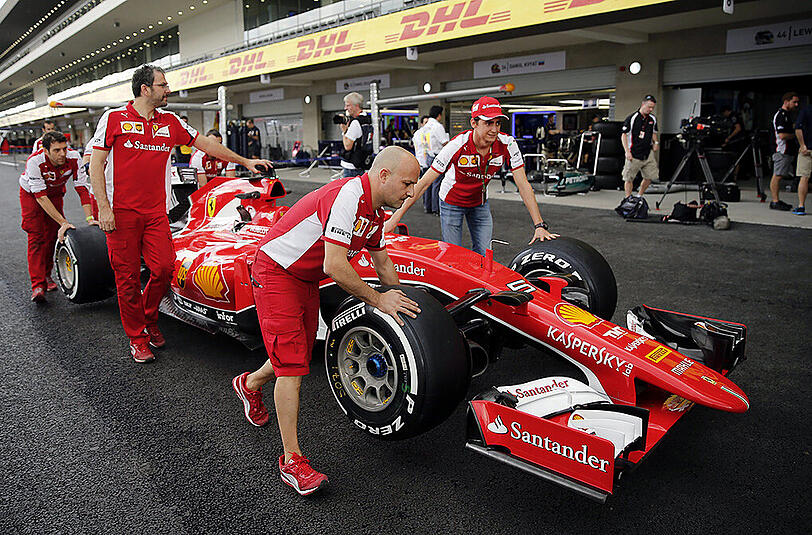 Sebastian Vettel: "Das Auto war gut, nur die Fahrer waren es nicht."