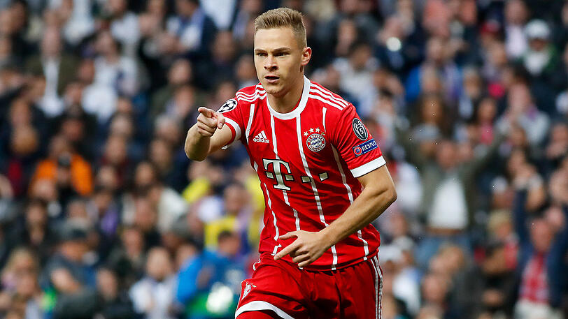 Joshua Kimmich: Note 2 - Traf im Hinspiel &ndash; und im Bernabéu nach drei Minuten wieder. Der Rechtsverteidiger als neuer Torjäger der Bayern. Eiskalter Abschluss zum 1:0 (3.), auch defensiv aufmerksam.