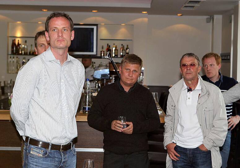 Markus Schroth und Co-Trainer Wolfgang Schellenberg