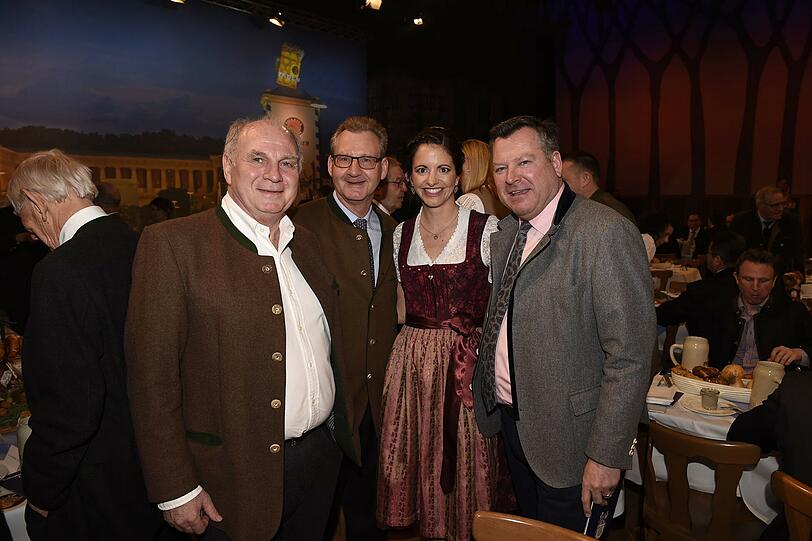 Uli Hoeneß, Prof. Dr. Dieter Mayer, Kristina Frank und Josef Schmid