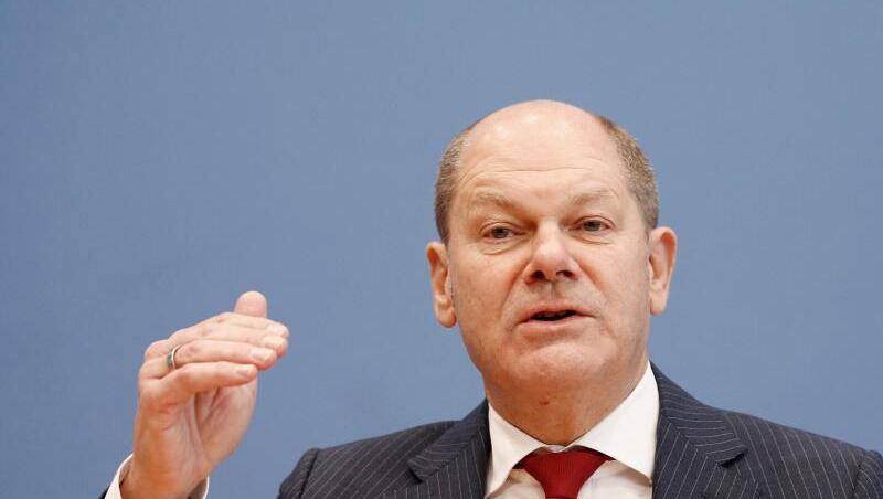 Bundesfinanzminister Olaf Scholz (SPD) bei einer Pressekonferenz zur geplanten Reform des Gesetzes zur Grundsteuer. Bundesfinanzminister Olaf Scholz (SPD) bei einer Pressekonferenz zur geplanten Reform des Gesetzes zur Grundsteuer.