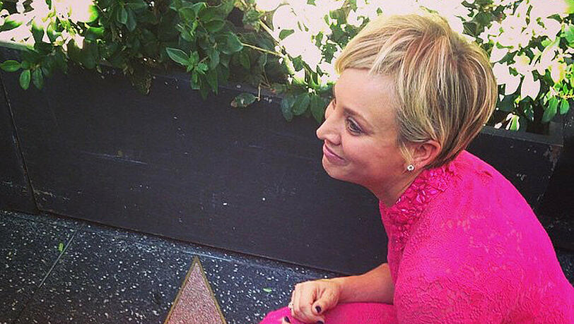 Kaley Cuoco auf dem "Walk of Fame" Kaley Cuoco auf dem "Walk of Fame"