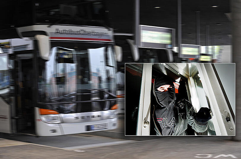 Der Einbrecher wurde einen Tag später am ZOB in München einer Personenkontrolle unterzogen und festgenommen. (Symbol-/Archivbild)