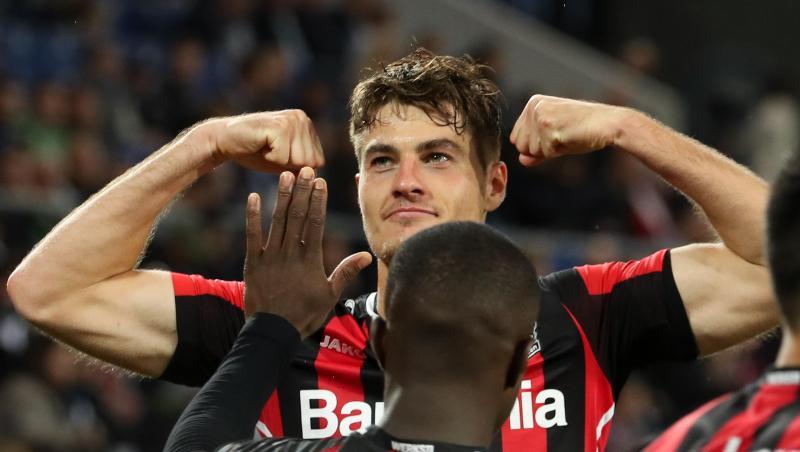Der Leverkusener Patrik Schick glänzte als Doppel-Torschütze.