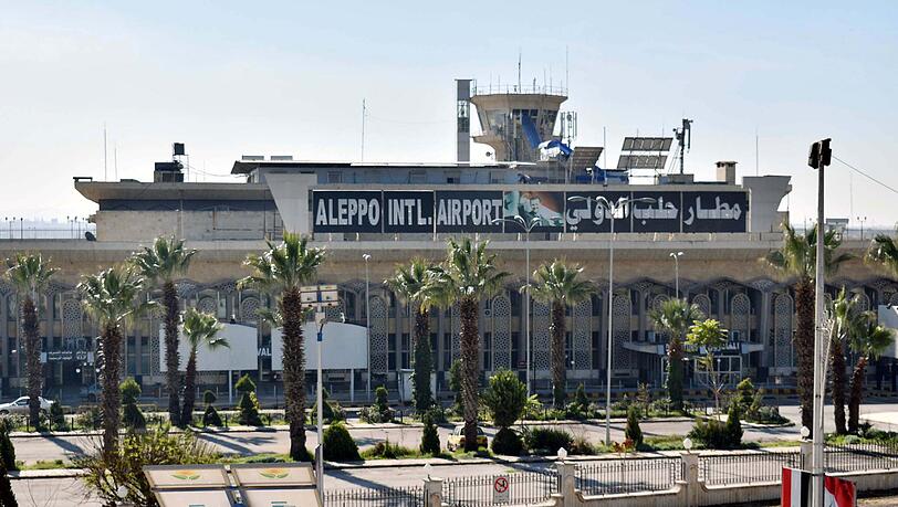 Blick auf den internationalen Flughafen Aleppo im Februar 2020.