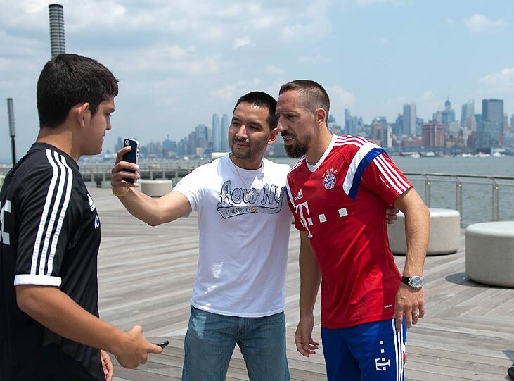 Weitere Bilder von den Bayern-Stars.