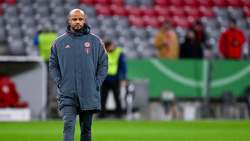 Denkt noch nicht an den BVB: Bayern-Trainer Kompany. (Archivbild)