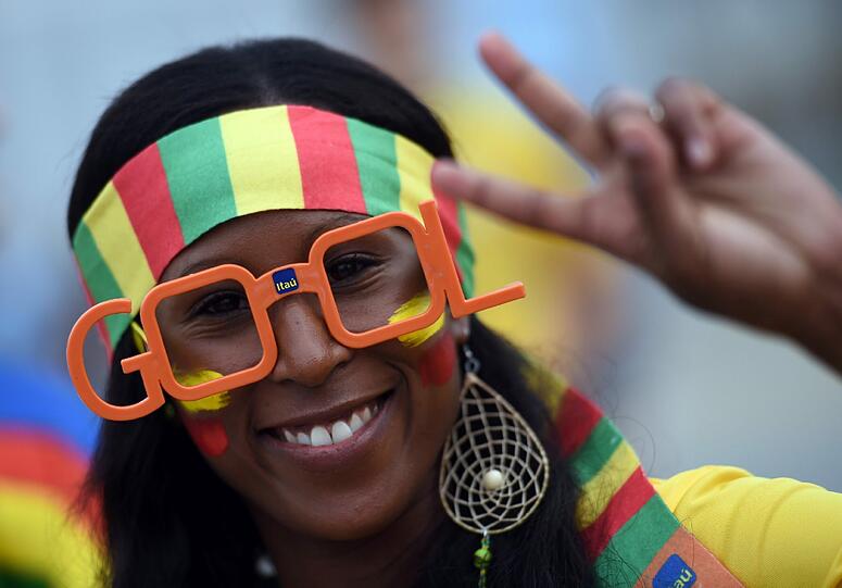 Ob im Stadion in Brasilien oder beim Public Viewing daheim: Die heißesten Fans der WM. Die Bilder!