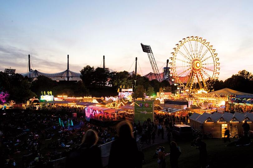 Vom Riesenrad hat man den besten Überblick.