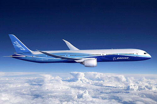 er neue Überflieger: Der &bdquo;Dreamliner&ldquo; 787 von Boeing startete gestern zum Jungfernflug &ndash; hier eine Computersimulation.