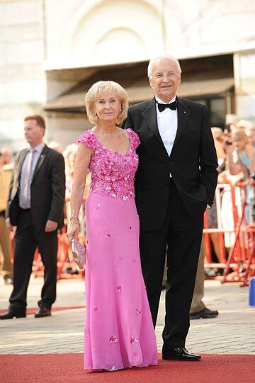 Edmund Stoiber und Ehefrau Karin.