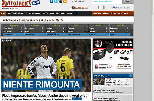 Die italienische &bdquo;Tuttosport&ldquo; zitiert Mourinho: "Ich werde gehen, wohin ich will"