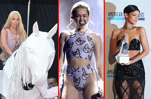 Lady Gaga, Miley Cyrus und Rihanna - bei den American Music Awards 2013 in Los Angeles haben sich die Stars mal wieder großartig selbst inszeniert und gefeiert. Wir haben die Bilder.