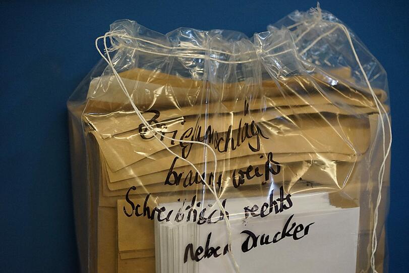 In diesen Briefumschlägen wurde das Falschgeld versandt.