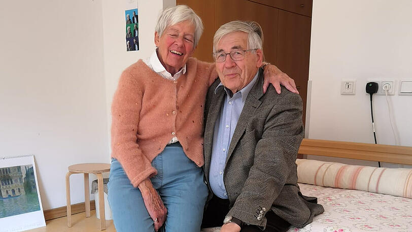 Im Zusammensein lebt die Beziehung trotz Demenz: Hans Dieter und Annelene Strack.