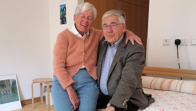 Im Zusammensein lebt die Beziehung trotz Demenz: Hans Dieter und Annelene Strack. Im Zusammensein lebt die Beziehung trotz Demenz: Hans Dieter und Annelene Strack.