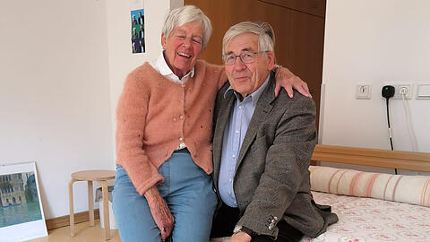 Im Zusammensein lebt die Beziehung trotz Demenz: Hans Dieter und Annelene Strack.