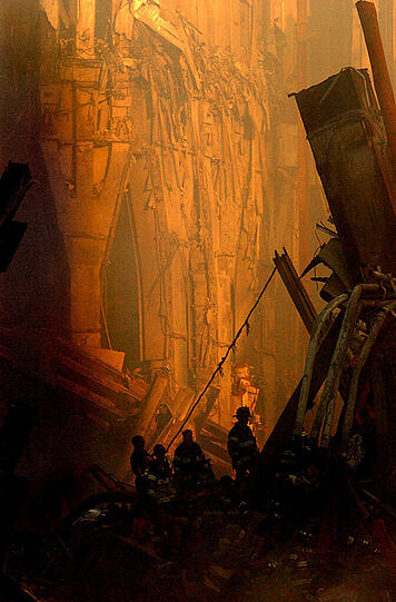 Impressionen vom 11. September 2001.