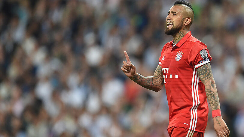 Der chilenische Nationalspieler Arturo Vidal steht seit 2015 beim FC Bayern unter Vertrag.