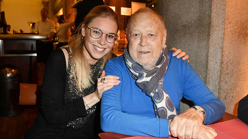 Joseph Vilsmaier an der Seite seiner Tochter Janina