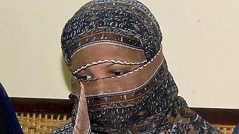Die pakiatanische Christin, Asia Bibi, bei einer Anhörung in einem Gefängnis in Sheikhupura.