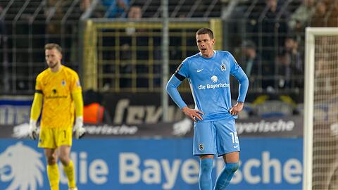 Nach der 0:3-Klatsche des TSV 1860 gegen Bielefeld frustriert: Max Reinthaler.