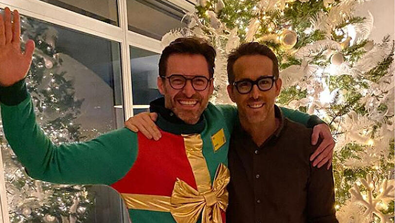 Hugh Jackman und Ryan Reynolds sind schon lange gut befreundet Hugh Jackman und Ryan Reynolds sind schon lange gut befreundet
