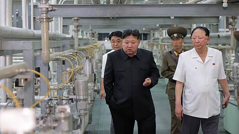 Kim m&ouml;chte das Atomprogramm des Landes "exponentiell" ausbauen. (Archivfoto)