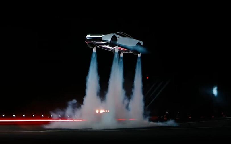 Tesla hat sein neues Roadster-Modell vorgestellt. Es kann fliegen. Tesla hat sein neues Roadster-Modell vorgestellt. Es kann fliegen.