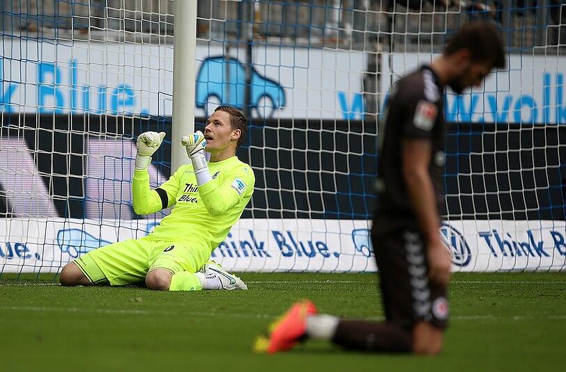 Vitus Eicher feierte beim 2:1-Zittersieg des TSV 1860 über den FC St. Pauli sein Heim-Debüt bei den Profis.