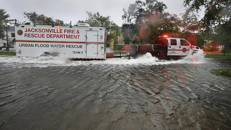 Das Wasser in Jacksonville könnte sogar noch steigen.