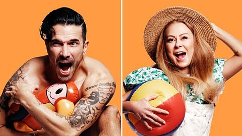 Marc Terenzi und Jenny Elvers haben sich im Reality-Format "Club der guten Laune" ineinander verliebt.