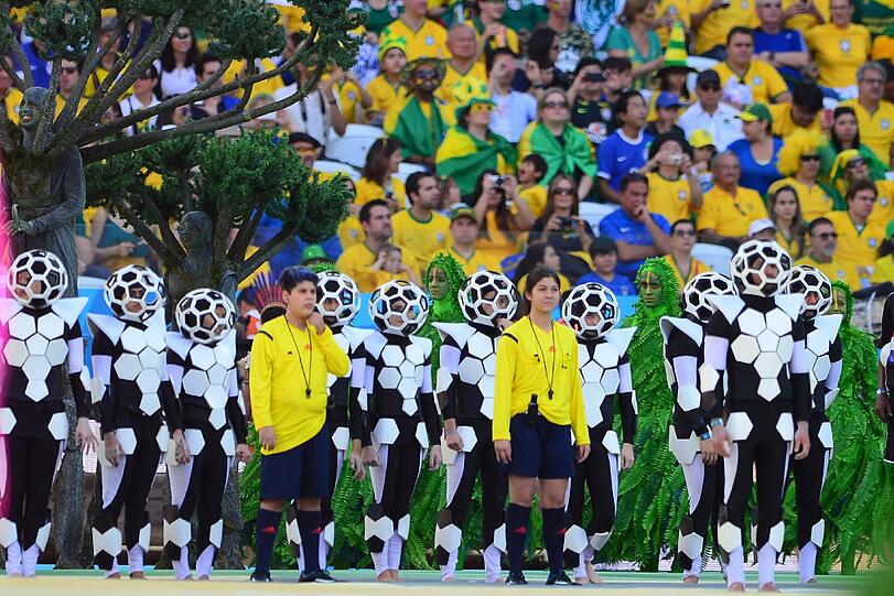Die schönsten Emotionen von der WM-Erföffnungsfeier in Sao Paulo.