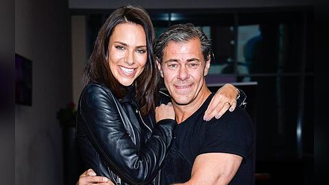 Sven Martinek mit seiner Tochter Esther Sedlaczek.