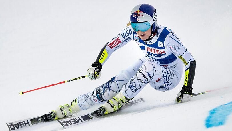 Lindsey Vonn feierte ihren 73. Weltcupsieg. Lindsey Vonn feierte ihren 73. Weltcupsieg.