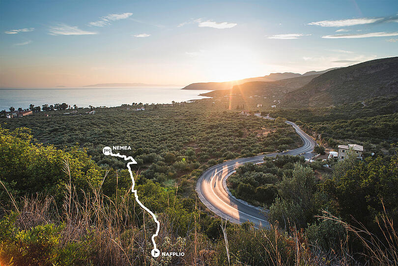Platz 4: Von Nafplio nach Nemea auf dem Peloponnes in Griechenland.