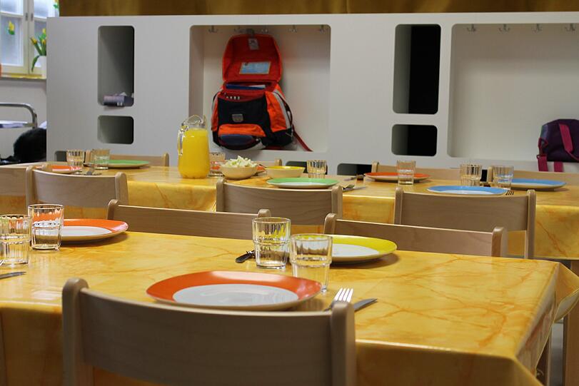 In der Mittagsbetreuung können die Kinder warm essen.