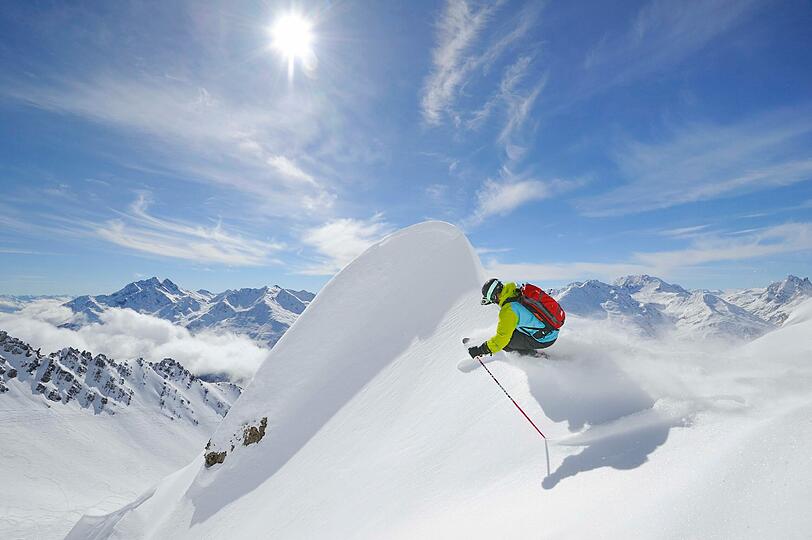 Derzeit eine Seltenheit: Powder-Bedingungen beim Skifahren.