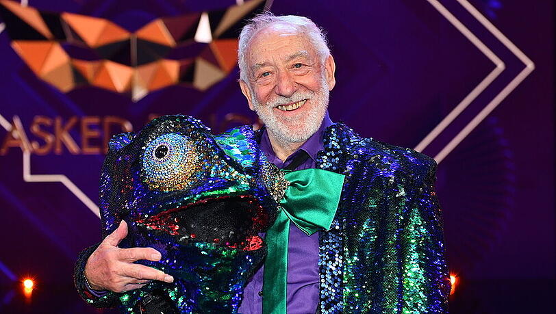 Schauspieler Dieter Hallervorden hat die "The Masked Singer"-Bühne als Chamäleon zum Strahlen gebracht. Schauspieler Dieter Hallervorden hat die "The Masked Singer"-Bühne als Chamäleon zum Strahlen gebracht.