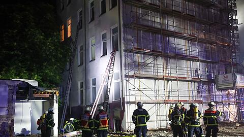 Bei dem Brand in der N&auml;he des Hamburger Hauptbahnhofs wurden 14 Menschen verletzt.
