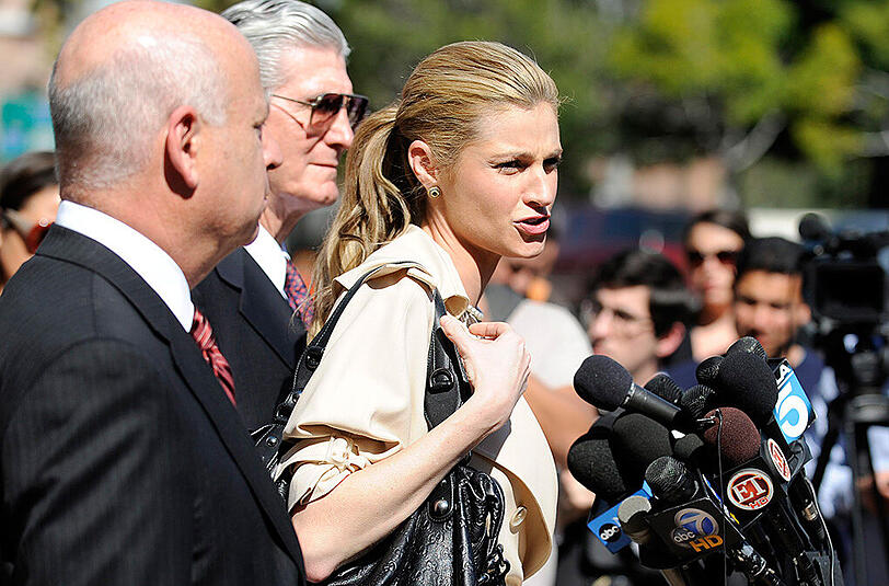 Erin Andrews am Tag der Verurteilung ihres Stalkers, der für 30 Monate ins Gefängnis wanderte. (Archivbild)