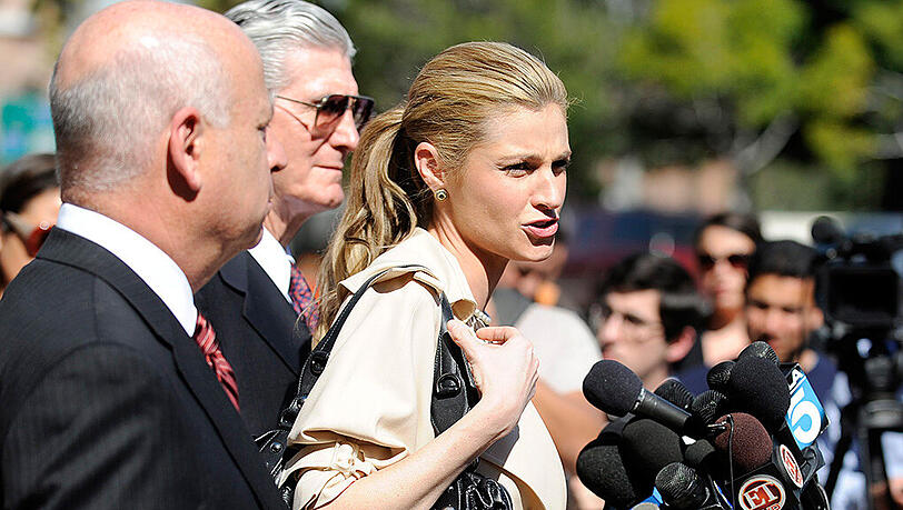Erin Andrews am Tag der Verurteilung ihres Stalkers, der für 30 Monate ins Gefängnis wanderte. (Archivbild) Erin Andrews am Tag der Verurteilung ihres Stalkers, der für 30 Monate ins Gefängnis wanderte. (Archivbild)