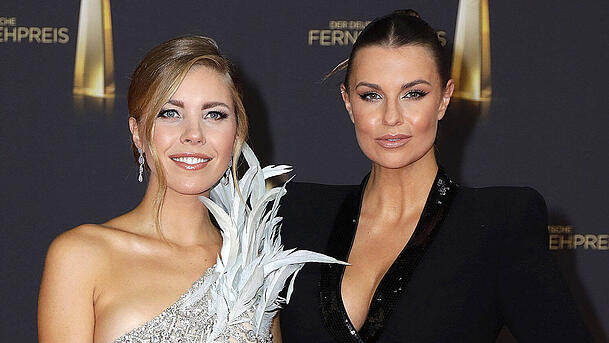 Victoria Swarovski und Laura Wontorra gemeinsam beim Deutschen Fernsehpreis 2022. Victoria Swarovski und Laura Wontorra gemeinsam beim Deutschen Fernsehpreis 2022.