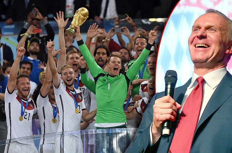 Der FC Bayern freut sich über den WM-Titel der deutschen Nationalmannschaft.